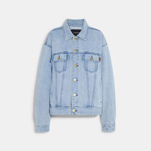 NWT Coach Outlet Novelty Denim Jacket